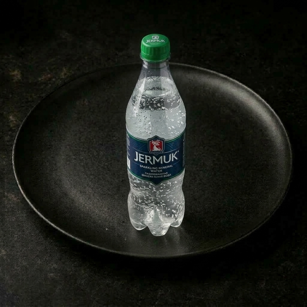 Подача блюда «Вода с газом»